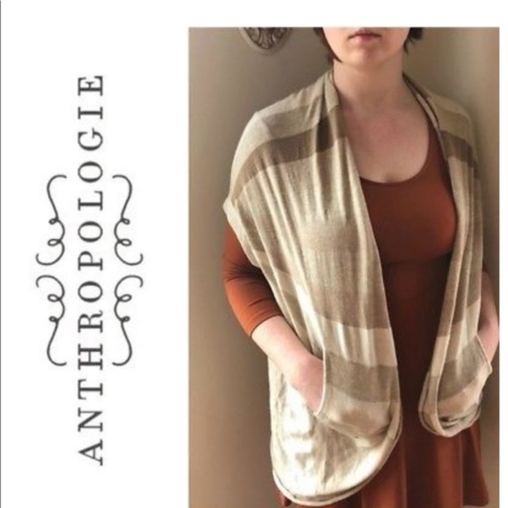 ❄️WINTER SALE!❄️
 Sparrow Striped Cocoon Cardigan Sweater